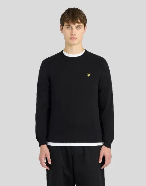 Lyle & Scott Relaxed Cotton Merino Crew Neck Jumper