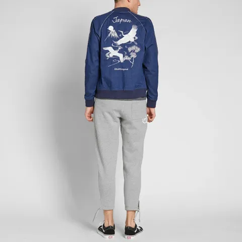 Black Oriental Stork Souvenir Jacket