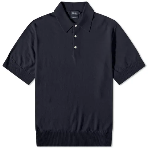 Cotton-Linen Knitted Polo