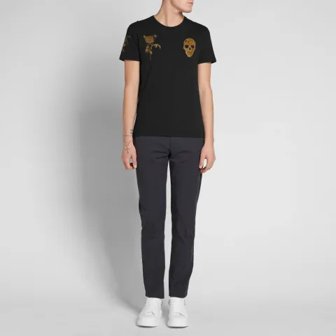 Skull Thistle Print Tee