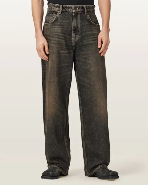 Rivet Relaxed Fit Denim Jeans