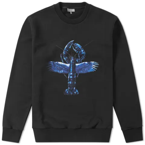 Print Loopback Crew Sweat