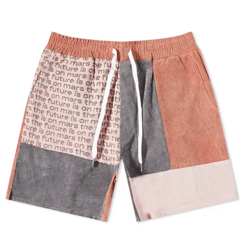 Corduroy Patchwork Shorts