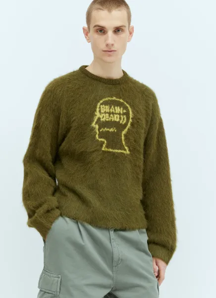 Logo Head Knit Sweater