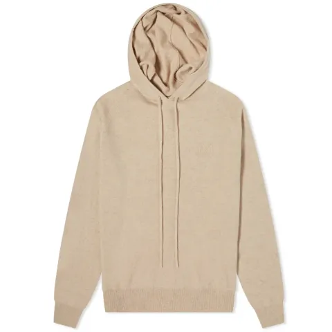Caden Knitted Cashmere Hood Jumper