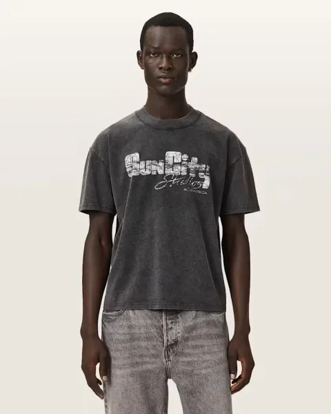 Sun City Short Sleeve Boxy Graphic T-Shirt