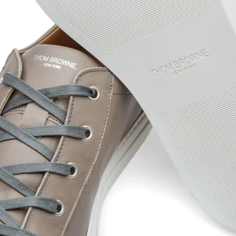 Grosgrain Trim Leather Sneaker