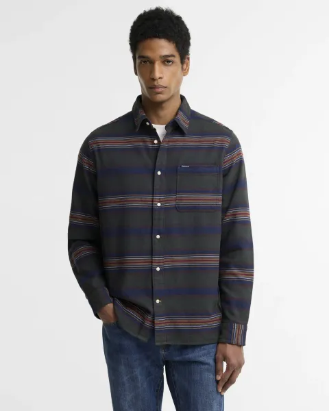 Classic Tartan Relaxed Long-Sleeved Shirt