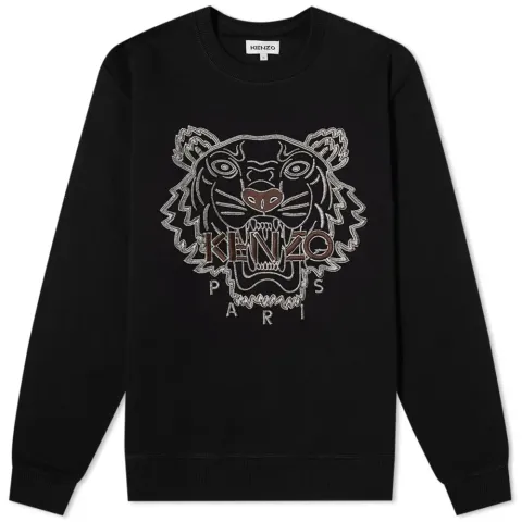 Tiger Embroidered Skate Sweat