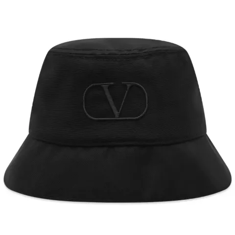 Nylon Logo Bucket Hat