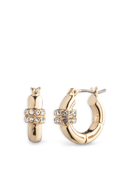 Lauren Ralph Lauren 15mm Pavé Hoop Earrings