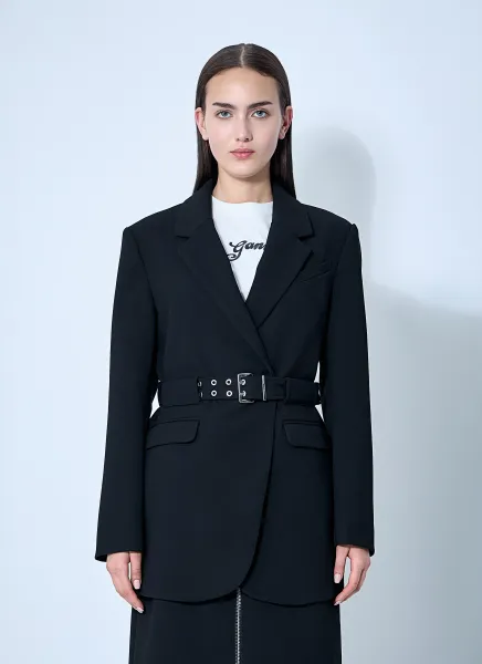 Bonded Crepe Blazer