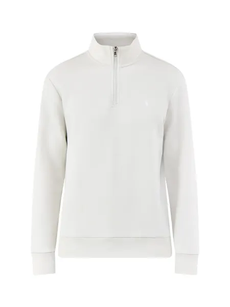 Polo Ralph Lauren Double Knit Quarter Zip Sweatshirt