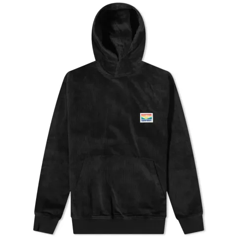 High Wale Cord Pullover Hoodie