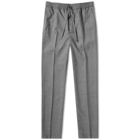 AMI Carrot Fit Wool Trouser