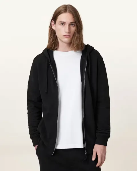 Raven Zip Up Ramskull Hoodie