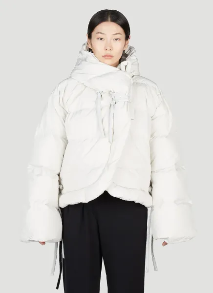 Lace Up Puffer Jacket