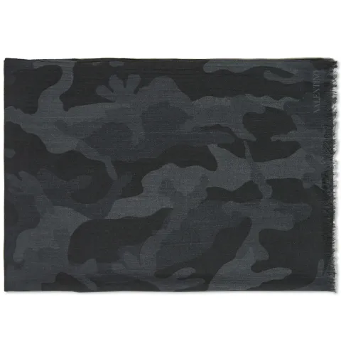 Wool Camo Scarf