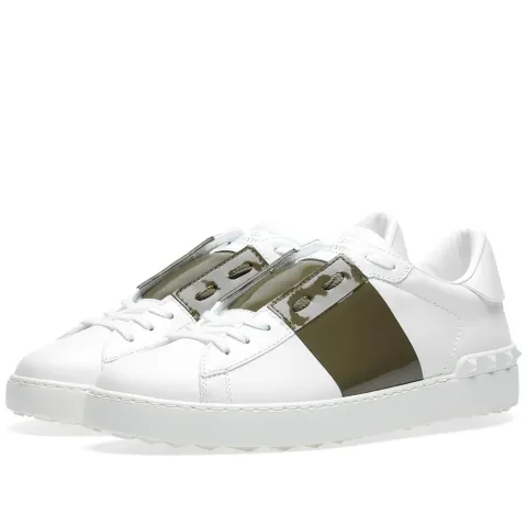 Open Low Top Patent Sneaker