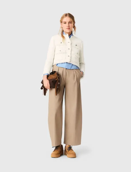 Short tweed jacket