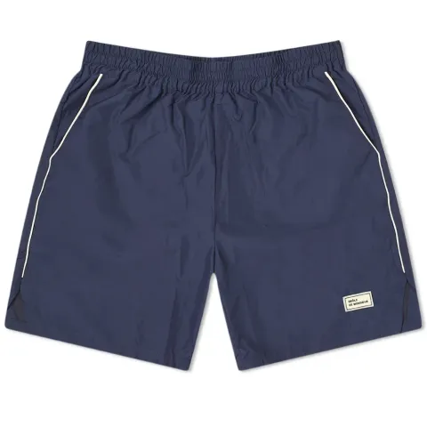 Nylon Patched Logo Short