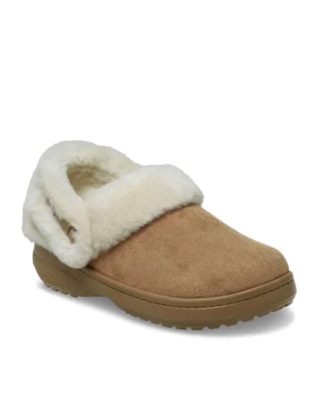 Crocs CI Unfurgtble Faux Fur Lined Clogs Brown