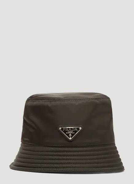 Nylon Logo Bucket Hat