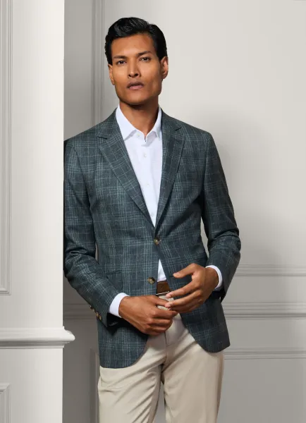 Wool Check Blazer