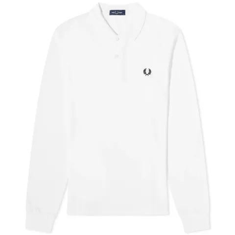 Long Sleeve Plain Polo