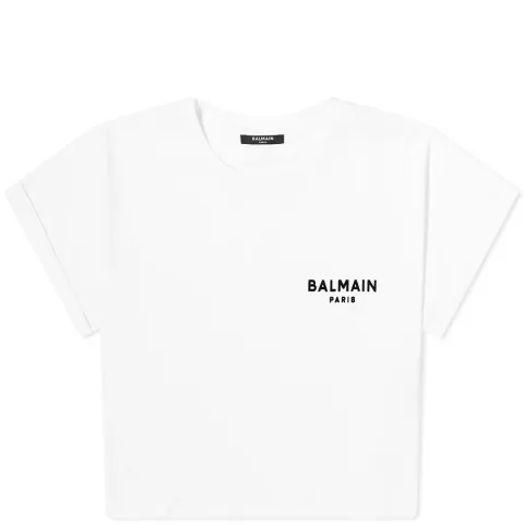 Flock Logo Crop T-Shirt