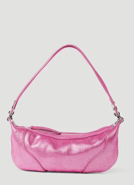 Mini Amira Jeans Lame Leather Shoulder Bag