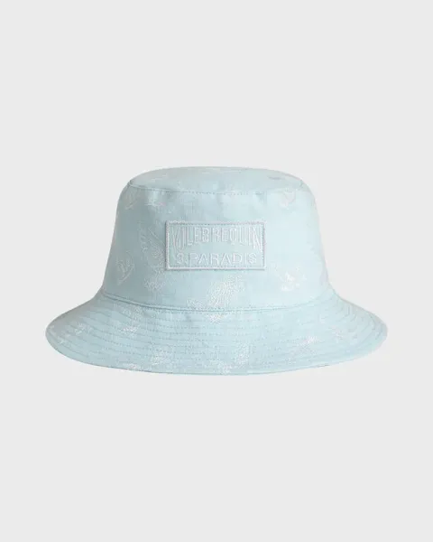 Vilebrequin Linen Bucket Hat Doves