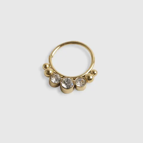 River Island Diamante Nose Ring