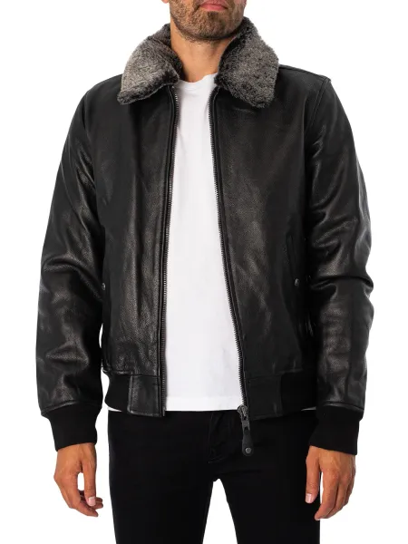 Schott Leather Flight Jacket