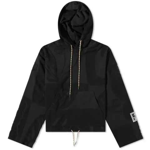 Jacquard Towelling Hoodie