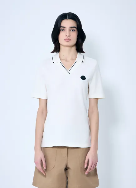 Logo Patch Polo Shirt