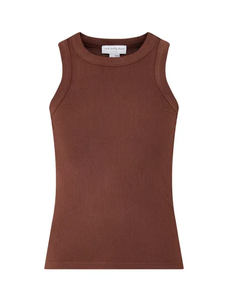 Never Fully Dressed Chocolate Rib Tank
