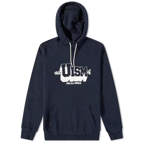 Uism Cut Up Popover Hoodie