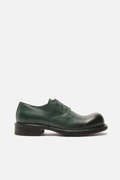 Lace-up leather shoes