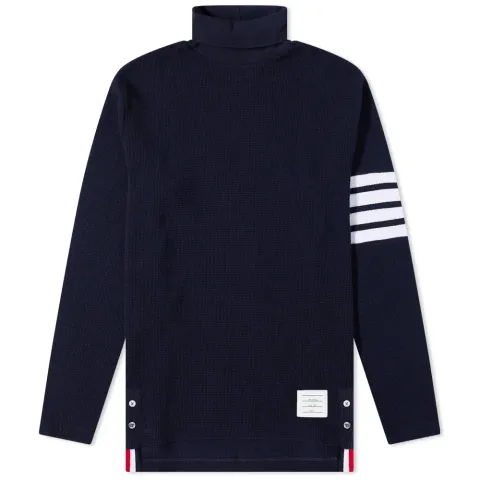4 Bar Waffle Roll Neck