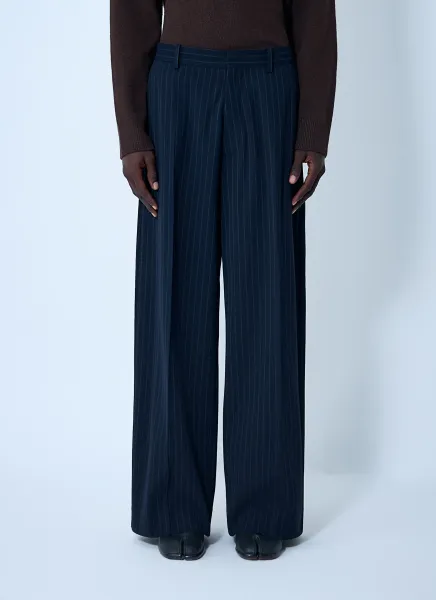Pinstripe Tailored Pants