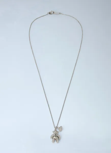 Man. Ruby Pendant Necklace