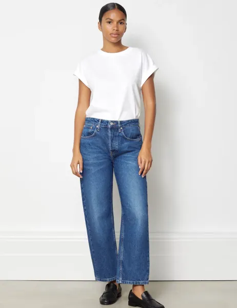 Albaray Boyfriend Mid Rise Jeans Indigo