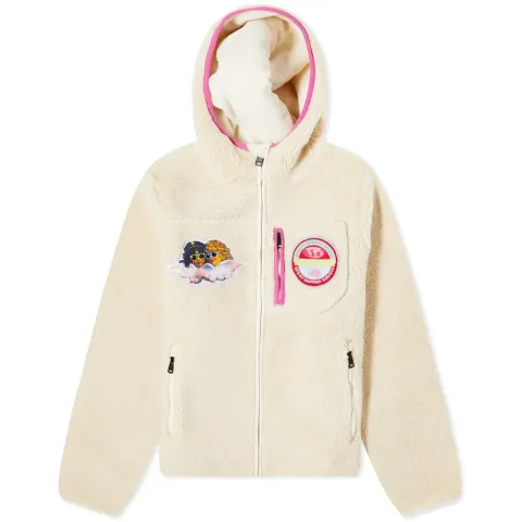 x Fiorucci Yupik Micro Curly Zip Fleece