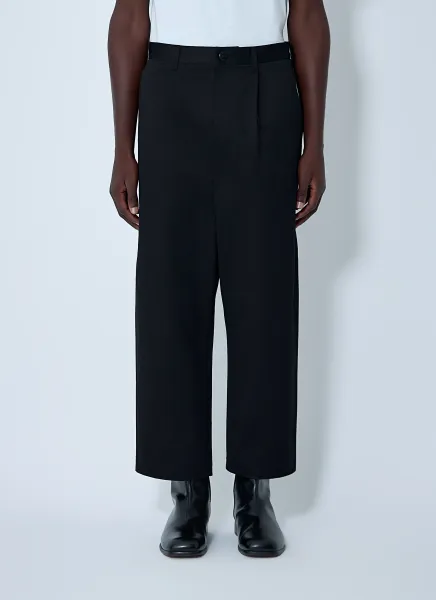 Pleated Wide-Leg Pants