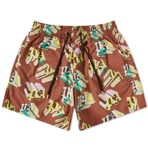 x Vilbrequin Monogrammed Logo Swim Shorts