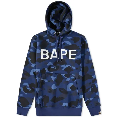 Color Camo Bape Pullover Hoody