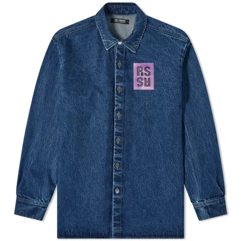 Straight Fit Denim Overshirt