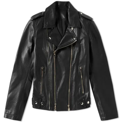 Classic Leather Biker Jacket