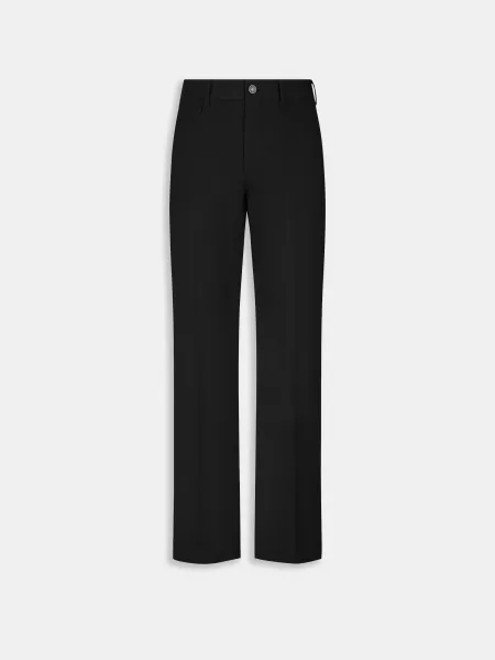 SLIM BOOT CUT PANT - Black